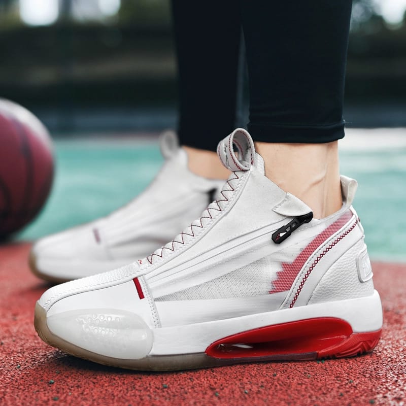 CUBICS 34 Zorden High Top Basketball Sneakers - White