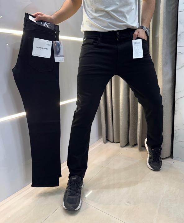 Calvin Klein Jet Black Imported Hyperflex Denim