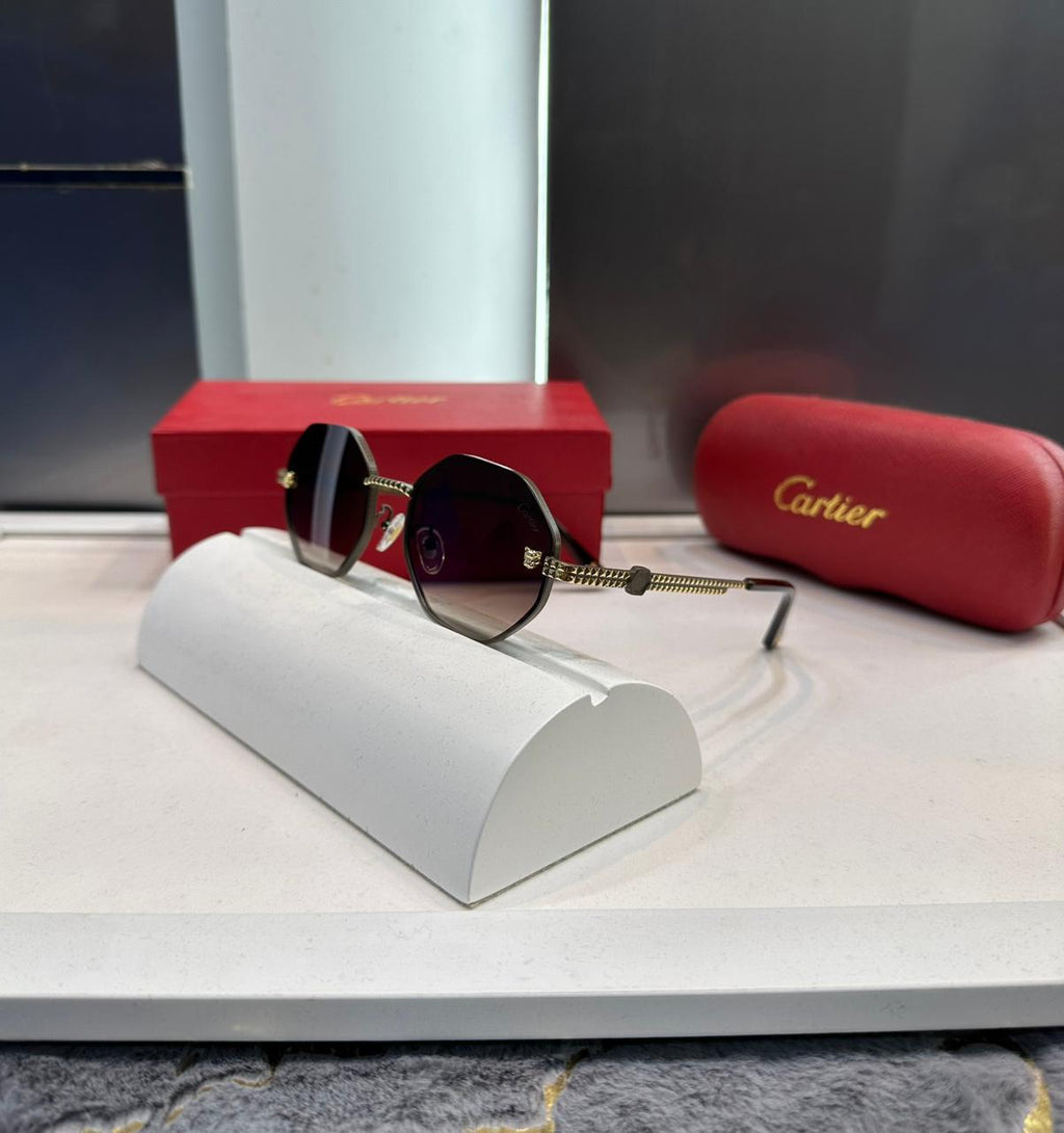 Cartie r Gold Brown 3553 Ultimate Luxury Shade With Original Packaging