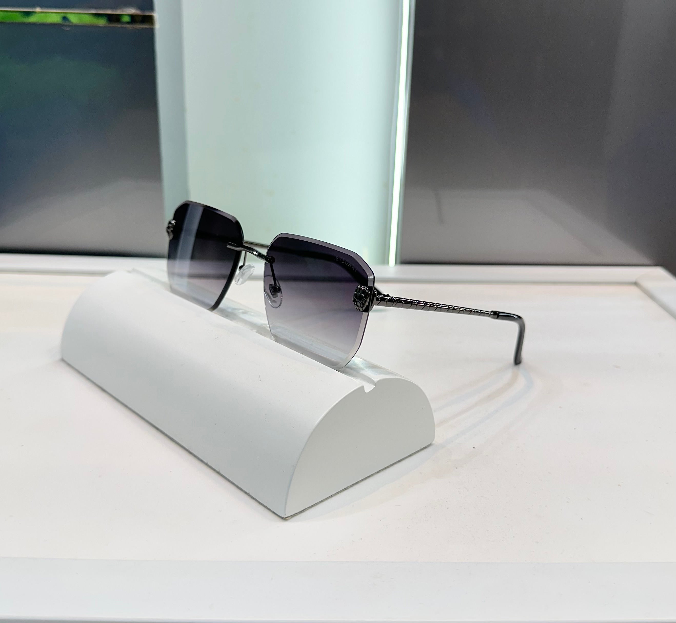 Bvlgari Shaded Black 4137 Ultimate Luxury Shade With Original Packaging