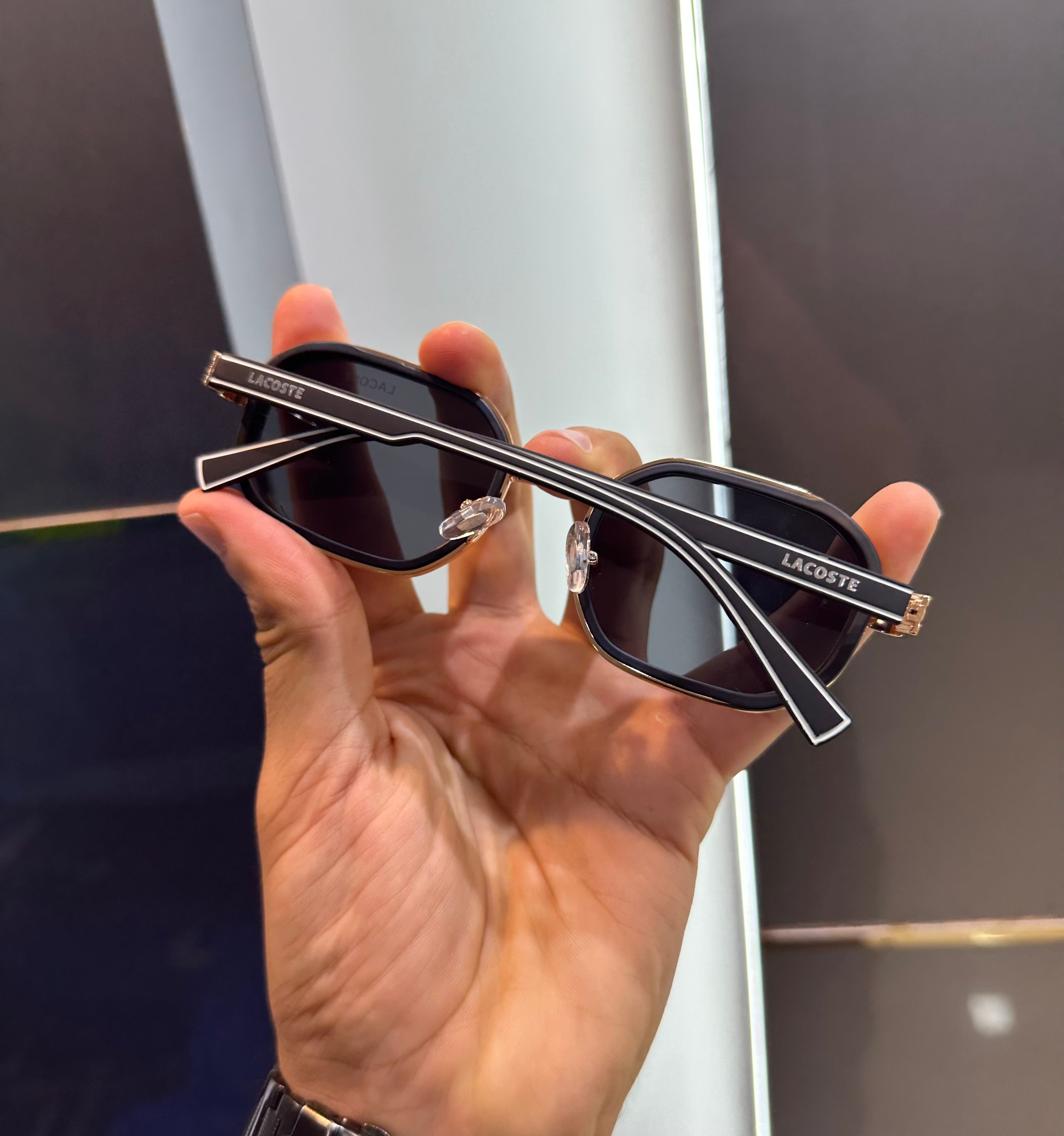 Lacoste Black Gold Ultimate Luxury Shade With Original Packaging