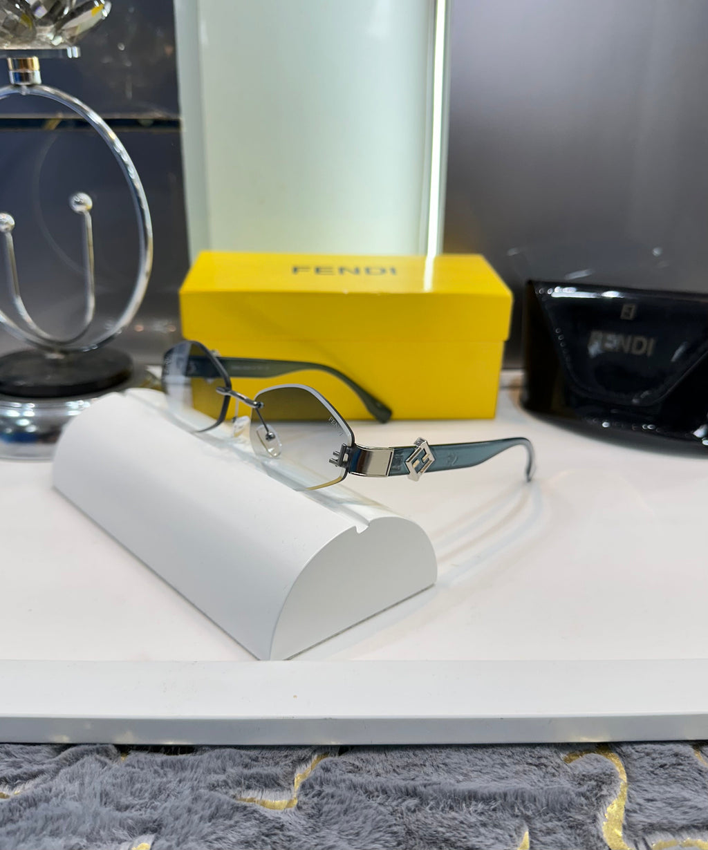 Fendi Sky Blue Luxury Shade With Original Packaging