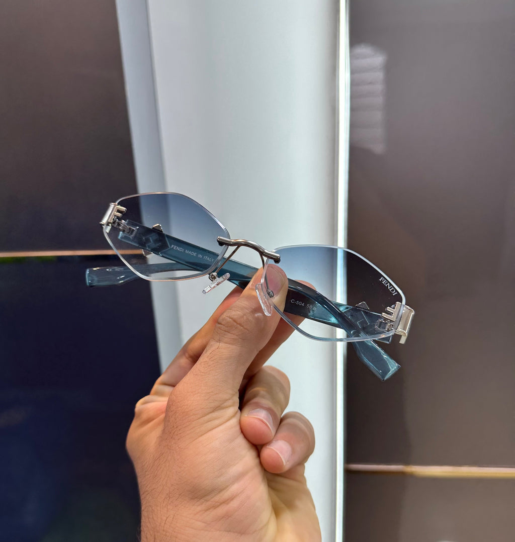 Fendi Sky Blue Luxury Shade With Original Packaging