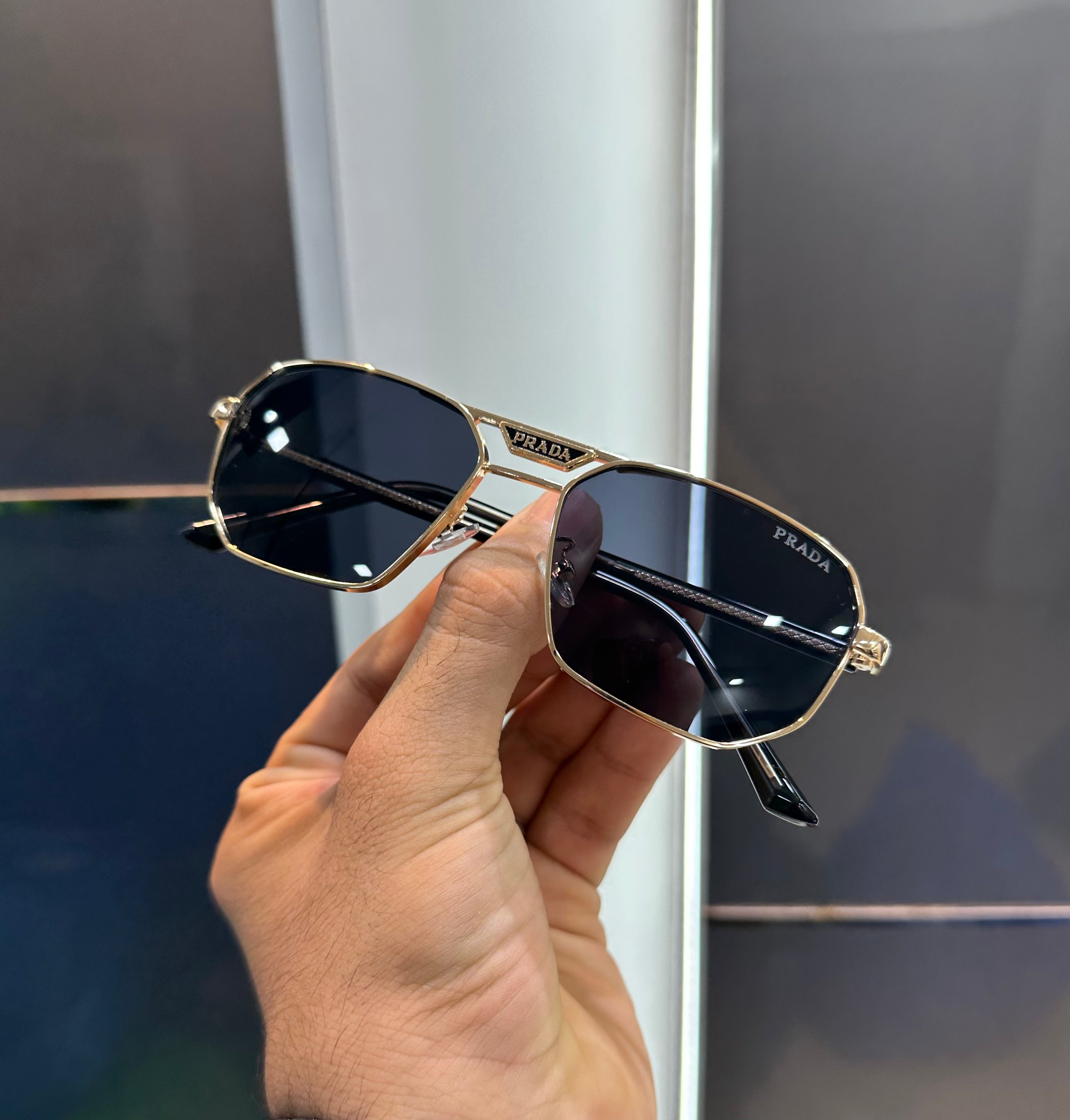 Prada Black Gold Ultimate Luxury Shade With Original Packaging