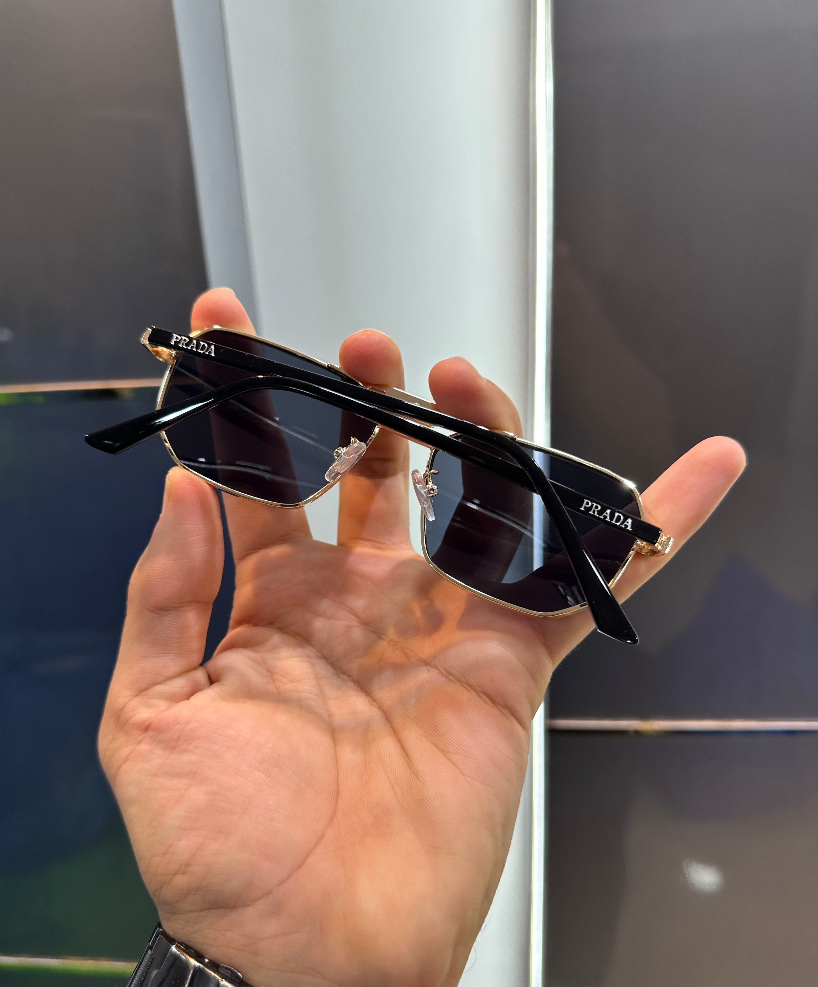 Prada Black Gold Ultimate Luxury Shade With Original Packaging