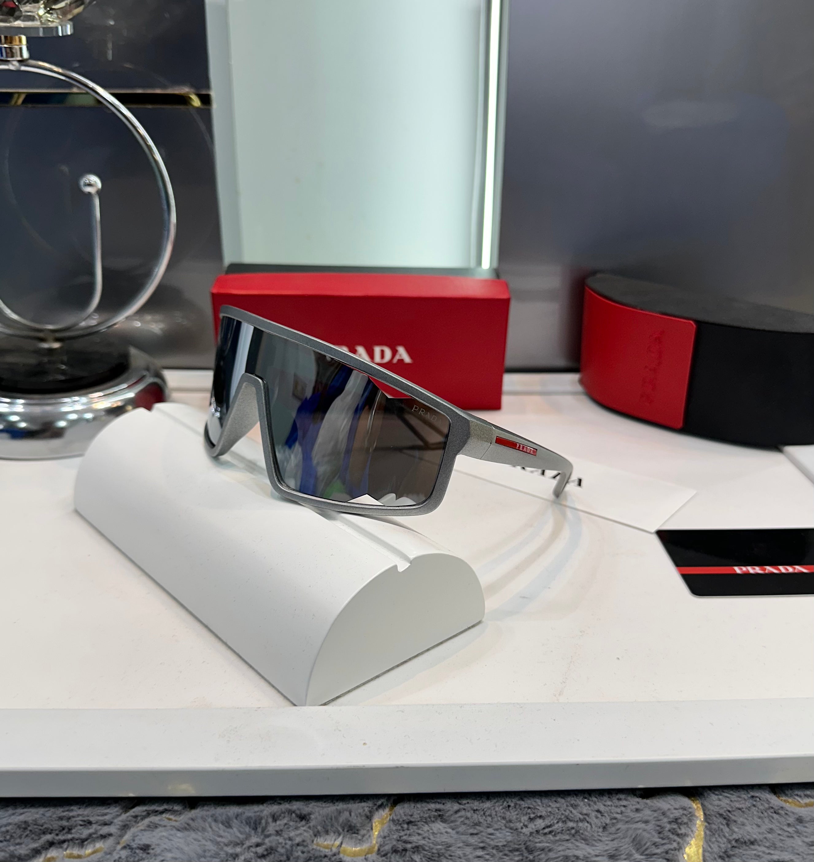 Prada Grey Ultimate Luxury Shade With Original Packaging