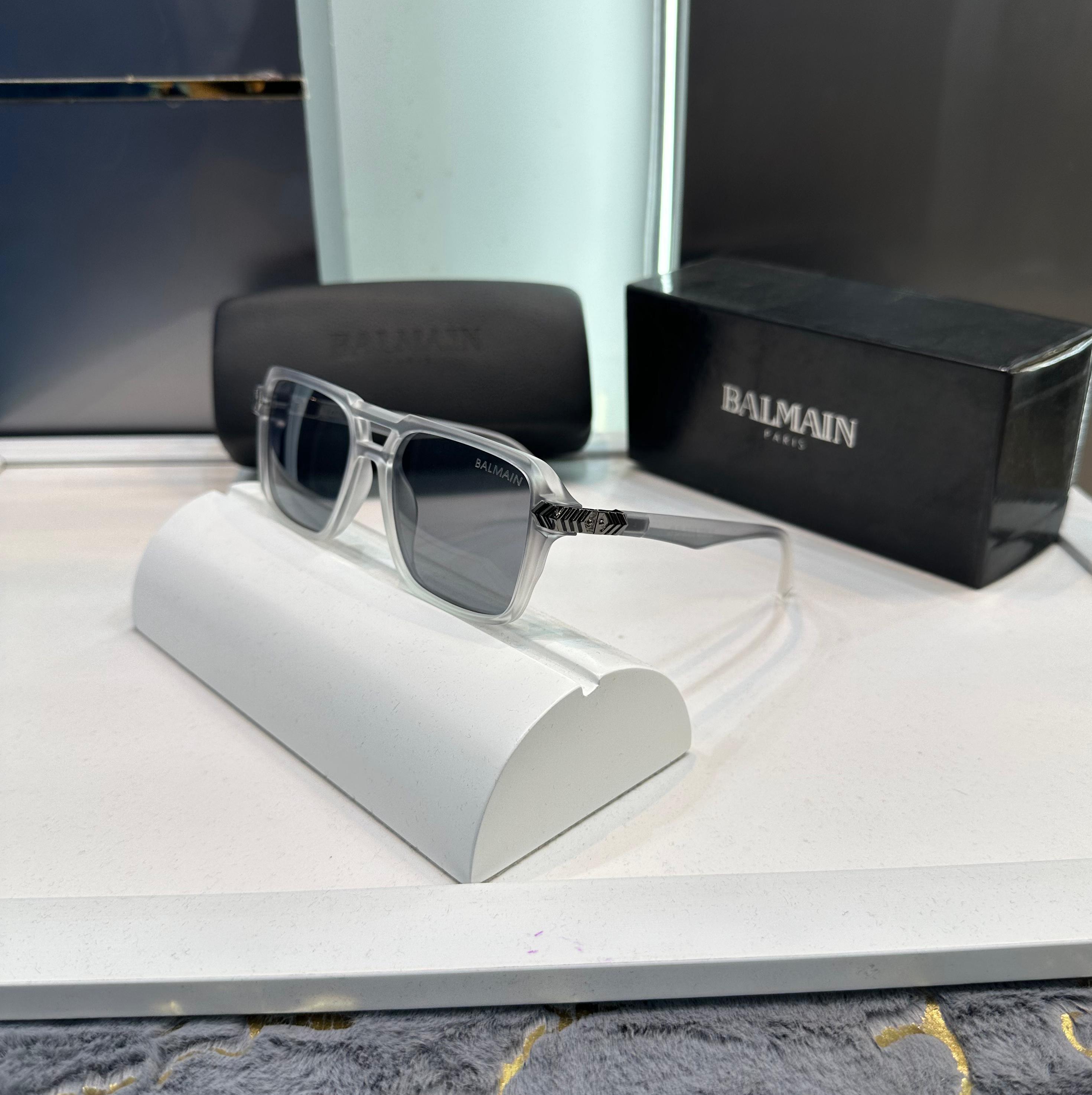 Balmain 6009 Grey Ultimate Luxury Shade With Original Packaging