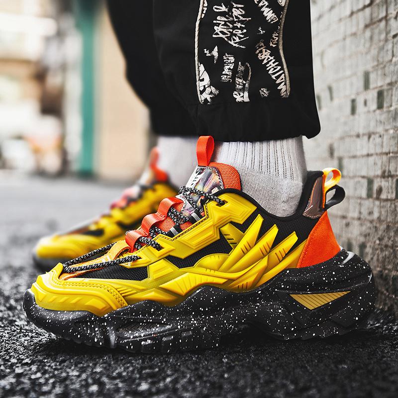 CUBICS Luxury Armag Demigood Sneakers - Yellow