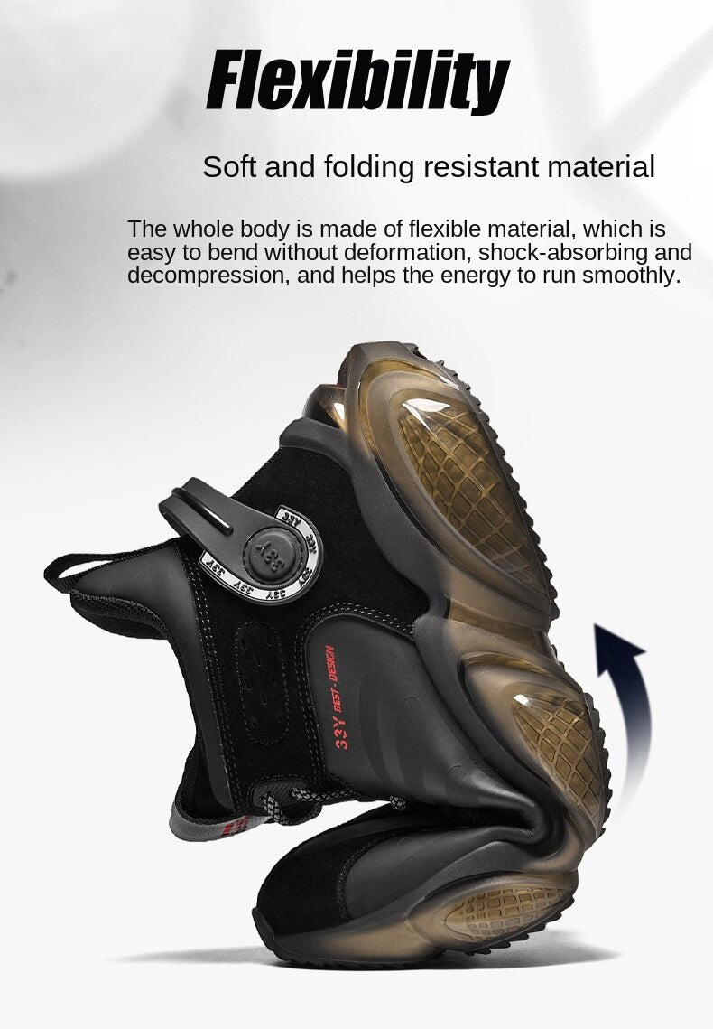 CUBICS Luxury Falcon Chunky High Top Black Sneakers