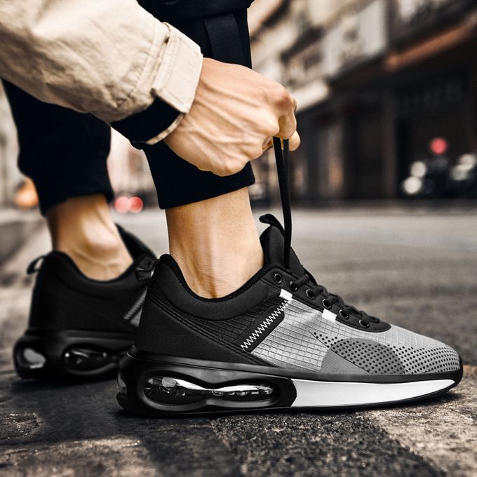 CUBICS Max Air Trainers - Black Grey