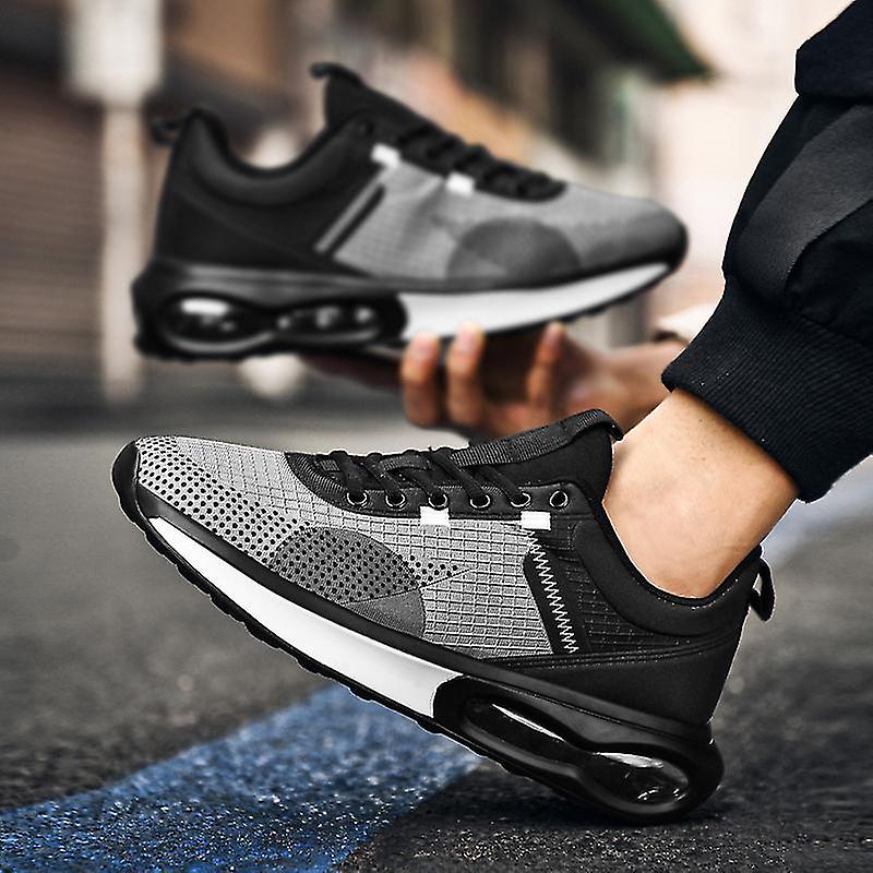 CUBICS Max Air Trainers - Black Grey