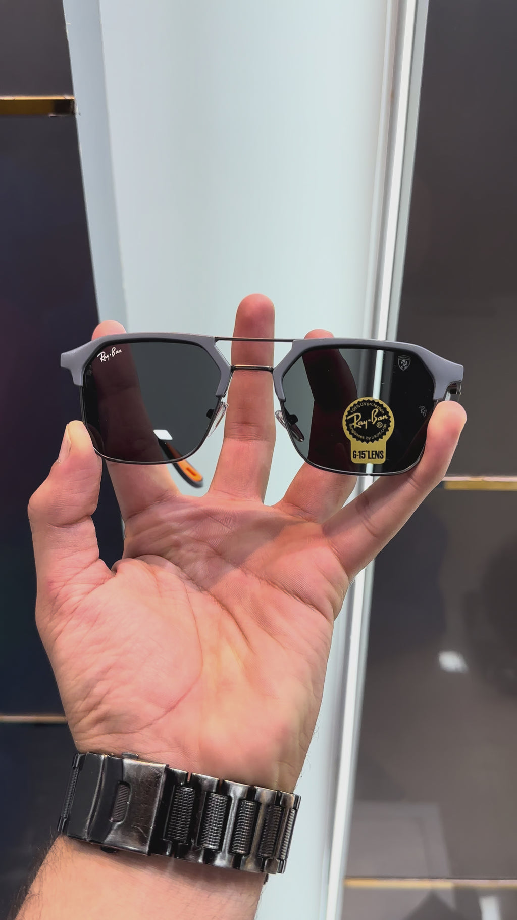 Rayba n Grey Black 8329 Ultimate Luxury Shade With Original Packaging