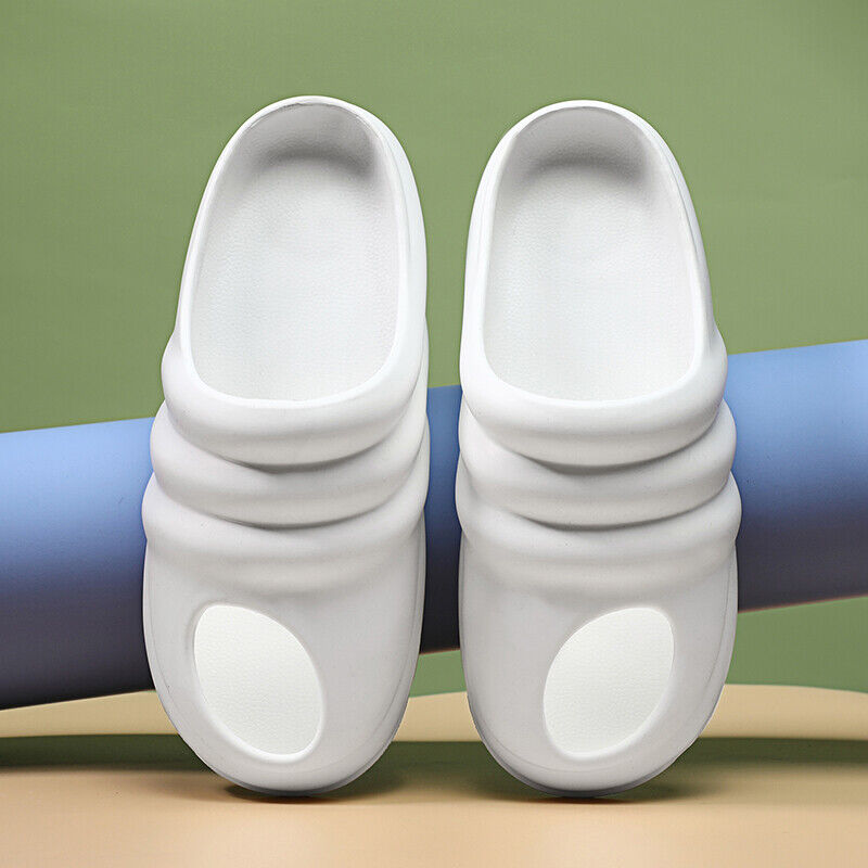 CUBICS Snail Cutout Foam Slides - White